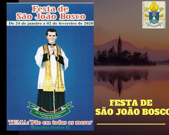 Benedito Bentes II inicia a festa de seu padroeiro São João Bosco Centenário Arquidiocese de